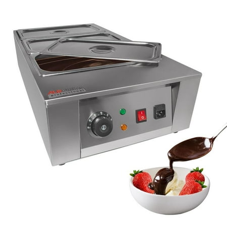 

Chocolate Melting Pot Manual Control | Commercial Chocolate Melter | Stainless steel Professional Chocolate Tempering Machine
