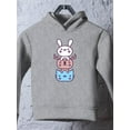 thumbnail image 3 of Bunny Deer Cat Friend Stack Hoodie Toddler -Image by Shutterstock,  4 Toddler, 3 of 4