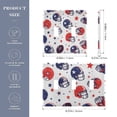 thumbnail image 2 of Yayeee Toggle Light Switch Wall Plate 3-Gang 6.37"x4.48" Decorative Outlet Cover, Star Spangled Helmets, 2 of 7