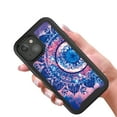 thumbnail image 4 of iPhone 13 Mini Case With Built-in Screen Protector, Rosebono Hybrid Graphic Design Pattern Hard Back Pannel Cover Case For iPhone 13 Mini (Mandala), 4 of 5