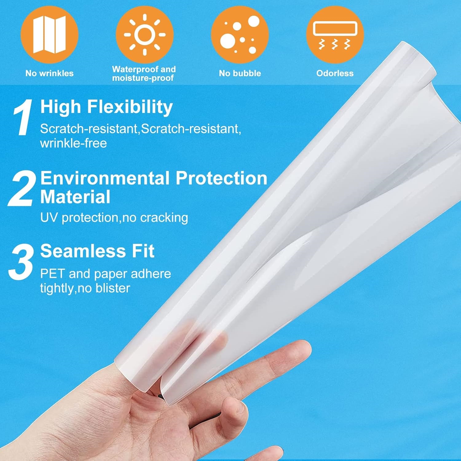 Thermal Laminating Pouches, Laminating Sheets 8.9 x 11.4-Inches/Letter Size/5 mil, 300 Pack Laminator Sheets for Sealed Document, Cards, Clear Laminated Finish, Round Corner, Waterproof