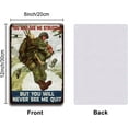 thumbnail image 2 of Airborne Army Vintage Metal Tin Wall Sign Plaque Poster 8×12inch Retro Metal Tin Signs Poster Decorative Sign for Home Kitchen Bar Coffee Shop Club Cabin Garage Store Decoration, 2 of 8