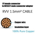 thumbnail image 4 of Communication Cable Capable 2+1 Pin Converter Wire XT60if to DC5521 Adapter Cord for Battery Pack Connection, 4 of 8