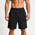 thumbnail image 5 of DayScoop Mens Shorts Casual Breeches Summer Fashion Ice Silk Fitness Breathable Comfortable Loose Sports Thin Running Fast-drying Short Pants Plus Size, 5 of 5
