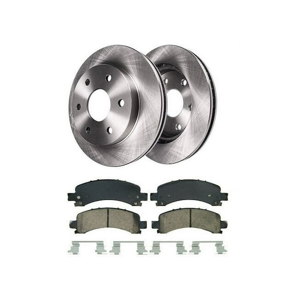 Rear Brake Pad and Rotor Kit - Compatible with 2002 - 2006 Chevy Tahoe 2003 2004 2005