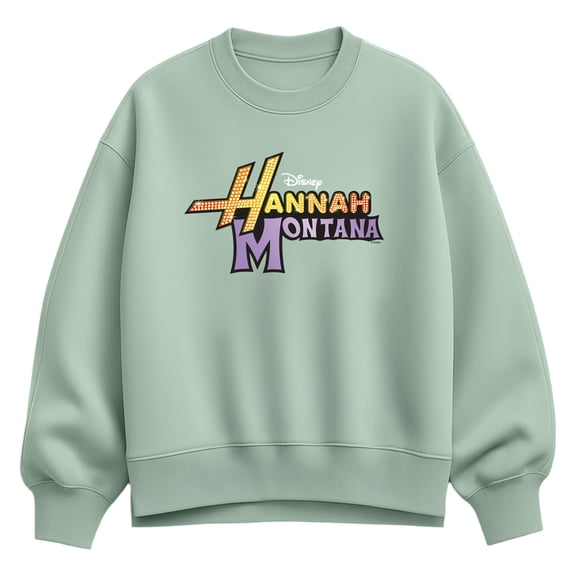 Hannah Montana - Logo - Women's Oversized Fleece Crew Sweatshirt