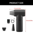 thumbnail image 4 of 33000RPM Electric Air Duster Jet Dry Mini Blower Rechargeable Cordless Design for Keyboard Car Home Outdoor Dust Removal, 4 of 8