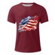 thumbnail image 4 of Camisetas de Manga Larga para Hombres Imprimir Casual Cuello Redondo Camiseta de Manga Corta, Camisetas de Manga Larga para Hombres Algodón, 4 of 4