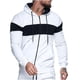 thumbnail image 2 of Suéter de hombre Color Block Suéter deportivo con capucha Suéter casual Pompotops oipoqjl14617, 2 of 3