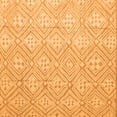 thumbnail image 1 of Ahgly Company Indoor Square Abstract Orange Modern Area Rugs, 4' Square, 1 of 4