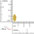thumbnail image 3 of 2.5 ct 13x6.5mm Marquise Cut Simulated Yellow November Birthstone, 3 of 4