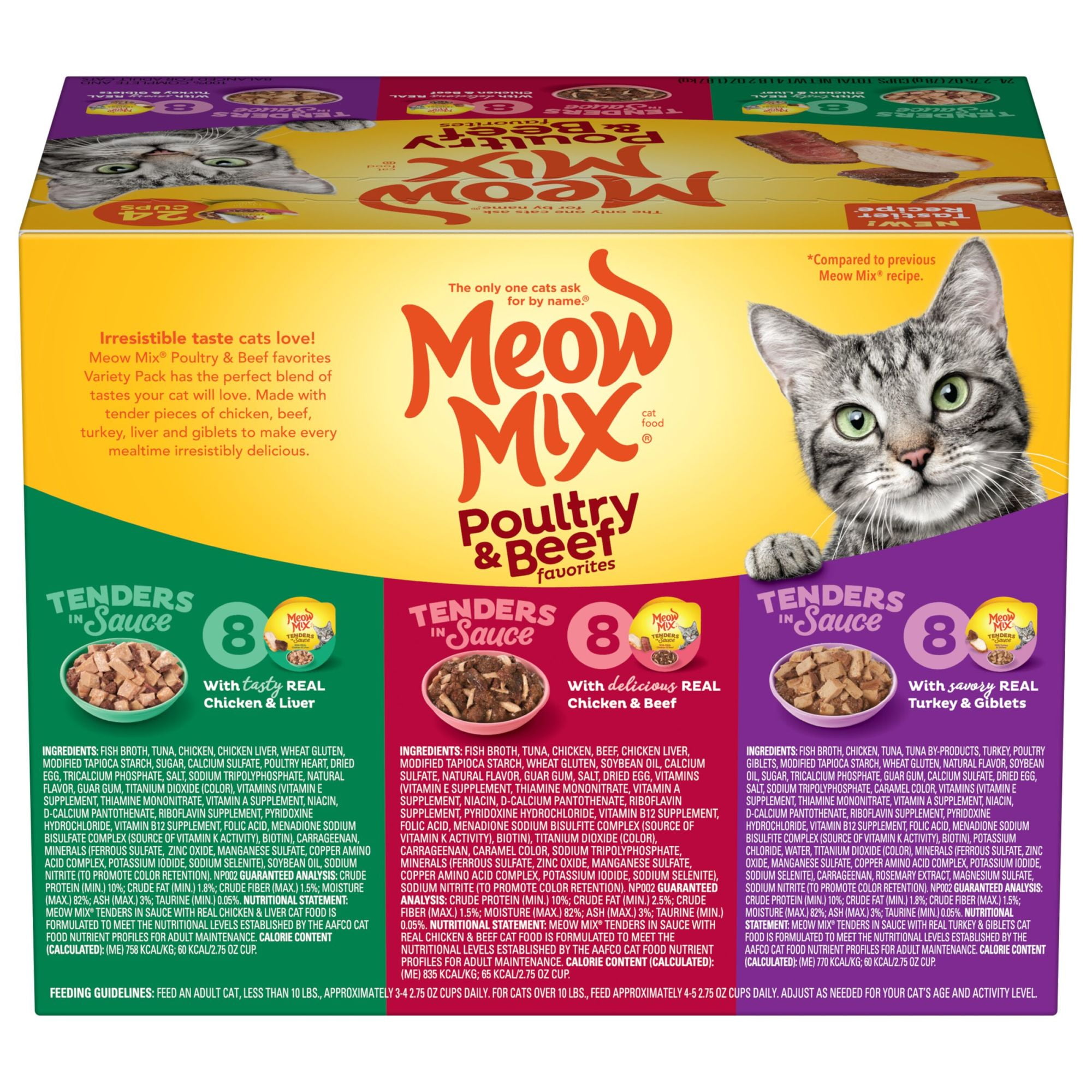 Walmart cat food outlet meow mix