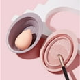 thumbnail image 2 of Brush Cleaner Professional Reused Multifunctional Wide Application Leak-Proof Cosmetics Tool Portable Makeup Brush Cleaner Bowl for Travel, 2 of 8