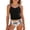&&-Black2686, variant on Kiijoy Girls Ruched Tankini Set Tropical Beach Swimsuit UPF50 Bathing Suit, Sizes 8-16