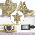 thumbnail image 2 of Cowin Christmas Tree Topper Projector, LED Star Tree Topper Light, Xmas Decorations, 2 of 7