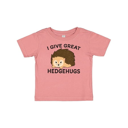 

Inktastic I give great hedgehugs with Cute Hedgehog Gift Baby Boy or Baby Girl T-Shirt