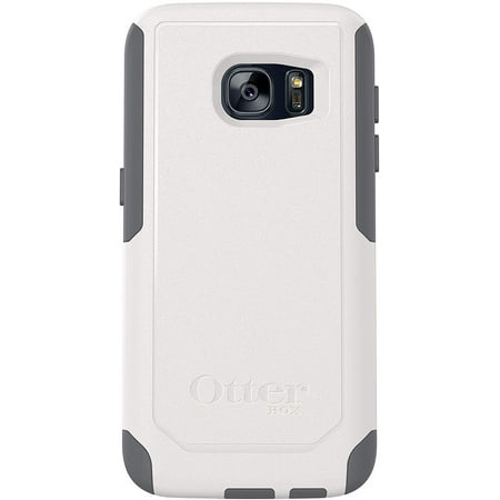 OtterBox Commuter Series Lightweight Protective Compact Case for Samsung Galaxy S7 - Non-Retail Packaging - Glacier White Gunmetal