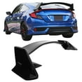 thumbnail image 2 of Compatible with 16-20 Honda Civic 10th Gen X Coupe 2-Door T-R #731731 Painted Gloss Black Center / Crystal Black Pearl Trunk Spoiler Wing - ABS, 2 of 9