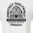 thumbnail image 3 of Yellowstone  - Protect This Family - Juniors Cropped Cotton Blend T-Shirt, 3 of 6