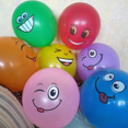 thumbnail image 3 of Globo con forma de cara sonriente de 12 pulgadas y 2,8 g, engrosado, bolsa de 100, globo decorativo para actividades escolares de jardín de infantes, 3 of 4