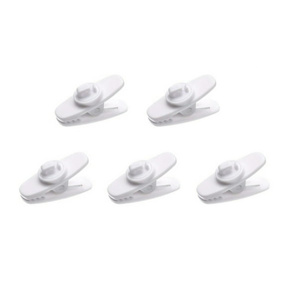 5Pcs Portable Rotatable Plastic Cable Clip Clamp for Earphone