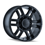 18x9 Ion 179 Matte Black Wheel 8x6.5 (12mm)