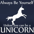 thumbnail image 3 of CafePress - Always Be Yourself Unless You Can Be A Unicorn Whi - Women's Traditional Fit Dark T-Shirt, 3 of 4