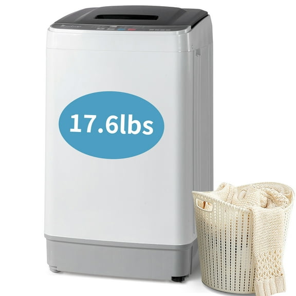 ZOKOP 17.6lbs 280W Full Auto Washing Machine Laundry Spin Electric Durable