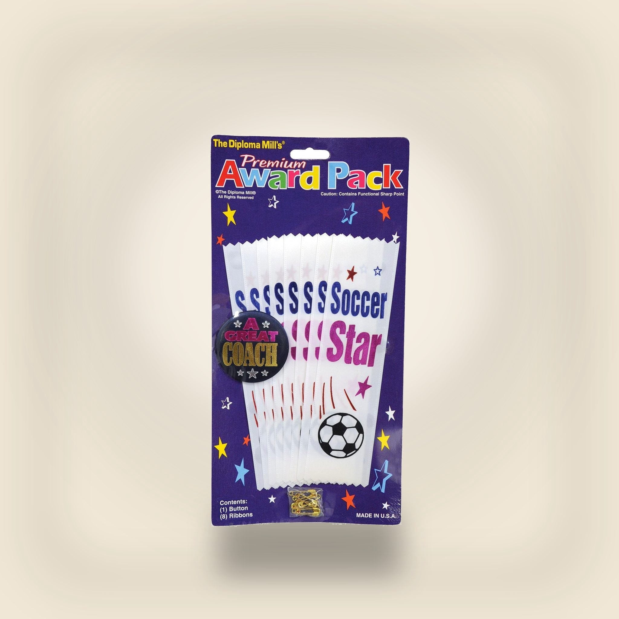 54 Piece Bulk Soccer Award Party Pack