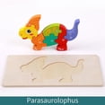 thumbnail image 1 of Juguetes educativos cognitivos de madera para educación temprana para niños, rompecabezas estéreo 3D con formas de animales de madera que se acumulan y combinan, 1 of 2