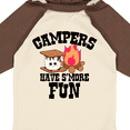 thumbnail image 4 of Inktastic Campers Have Smore Fun Boys or Girls Long Sleeve Baby Bodysuit, 4 of 5