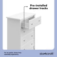 thumbnail image 4 of Storkcraft Crescent 4-Drawer Dresser, 4 of 13