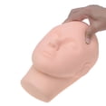 thumbnail image 5 of OUNONA Silicon Mannequin Head for Practicing Grafting Eyelashes with Beige Color and Stable Large Base, 5 of 8