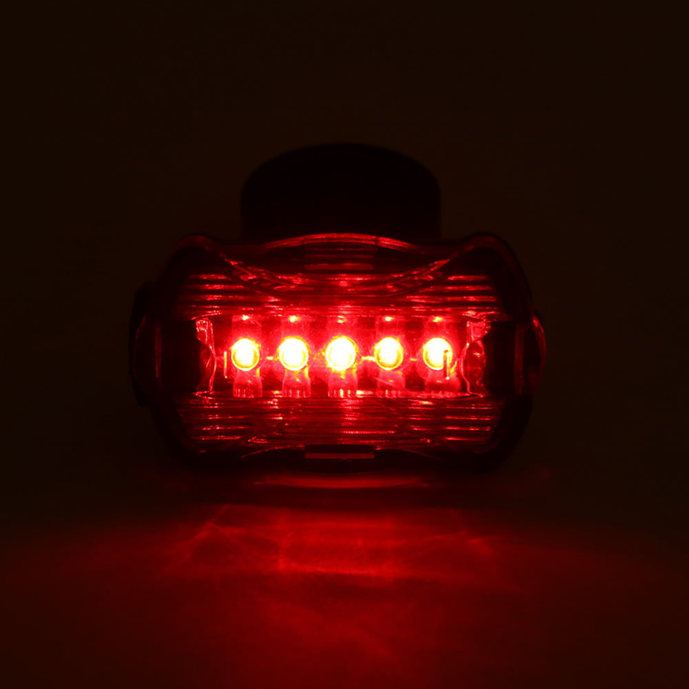 Details about   Light Head Tail Lights 2 LED Lamp White Beam Safety Alarm Set Bicycle Cycle Bike 