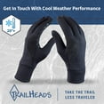 thumbnail image 4 of TrailHeads Men’s Trucker Hat and Touchscreen Gloves - Winter Gift Set, 4 of 17