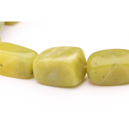 - Triangular Hallow Tube Olive New Jade Beads Semi Precious Gemstones Size: 16x11mm Crystal Energy Stone Healing Power for Jewelry Making