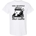 thumbnail image 3 of Inktastic Cool Grandpas Drive Golf Carts T-Shirt, 3 of 5