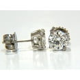 thumbnail image 6 of GIA 1.80CT NATURAL ROUND BRILLIANT DIAMOND STUD EARRINGS PLATINUM IDEAL, 6 of 9