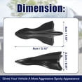 thumbnail image 3 of Unique Bargains 10pcs Universel Voiture ABS Toit Ailerons de Requin Style Spoiler Aile Ailerons de Requin Style Diffuseur de Remplacement, 3 of 8