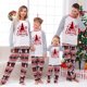 thumbnail image 2 of 2023 Family Christmas Matching Outfits Santa Tree Print Sleepwear Parent-child Pajamas Set Baby Romper Xmas Family Look Clothes, 2 of 4