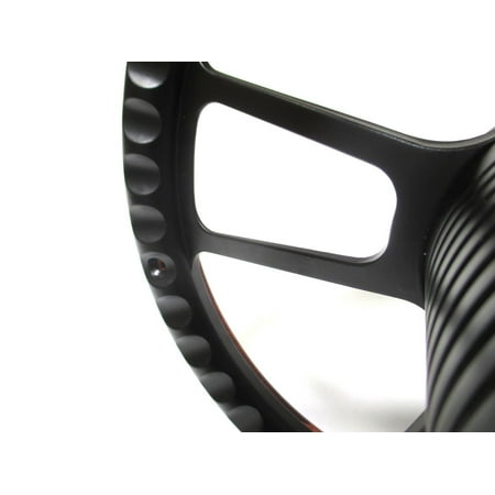 - 1970 & Up Chevrolet Monte Carlo Black on Black Steering Wheel & Adapter Kit