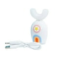 thumbnail image 1 of 1 Set Kids Toothbrush Cartoon Shape Comfortable Grip High-frequency Oscillation Deep Cleaning Powerful Electric Toothbrush for Kids, 1 of 10