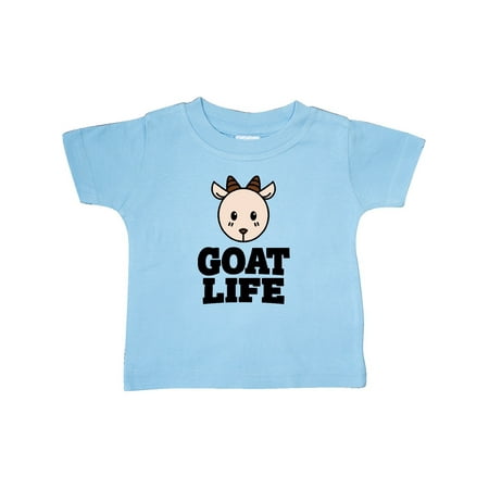 

Inktastic Goat Life Gift Baby Boy or Baby Girl T-Shirt
