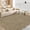Beige, variant on Washable Rug, Non Slip Rug 8x10 ft Printed Braided Pattern Scalloped - Soft Low Pile, Stain Resistant Carpet for Living Room Bedroom Nursery Dining Playroom Classroom