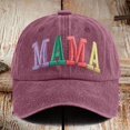 thumbnail image 2 of Krdevn Embroidery Letter Baseball Cap Washed Cotton Adjustable Curved Brim Casual Versatile Sun Hat for Outdoor Daily Travel Wear, 2 of 3