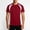 Red, variant on Dolkfu Color Block Men'S Shirts Athletic T Shirt Raglan Sleeve Men Workout Crew Neck Pullover Tees L