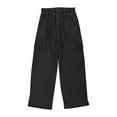 thumbnail image 4 of Tungbrin Cargo Pants for Girl Casual High Waisted Wide Leg Trousers Loose Comfy Multi Pockets Hiking Trousers, 4 of 6