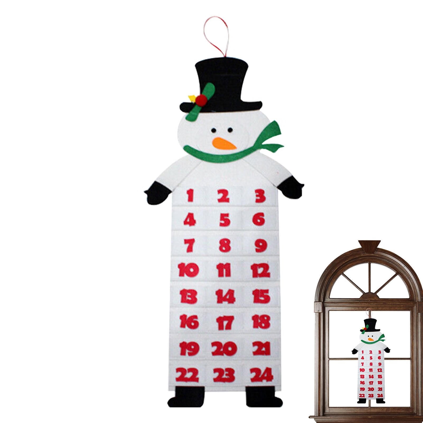 Christmas Advent Calendar with Pockets | Felt Santa Advent Calendar with 24  Pockets | Wall Hanging Countdown to Christmas Calendar for Christmas Home  Decorations Kids Gift - Walmart.com