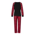thumbnail image 5 of Christmas Pajamas for Family Matching Family Christmas Pjs Set Holiday Plaid Xmas Gifts Jammies Sleepwear, 5 of 9