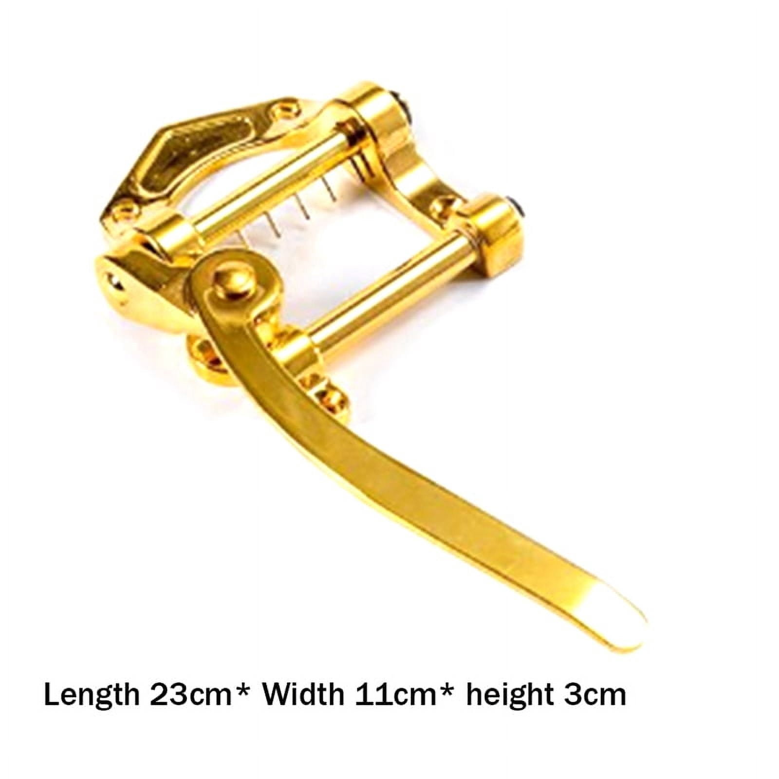 Guitar Tremolo Vibrato Bridge Tailpiece Archtop Compatible with ES335 LP Electric Guitar Universal (Gold)